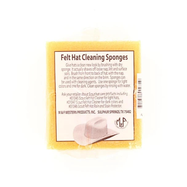 Felt hat cleaning sponge