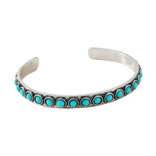 Western Turquoise Cuff Bracelet