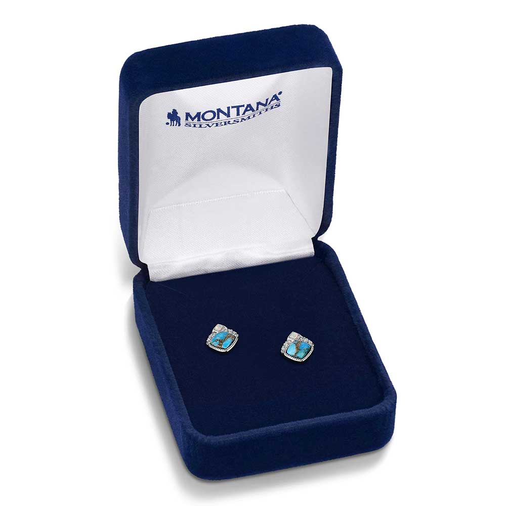 Crowned Glacier Earrings