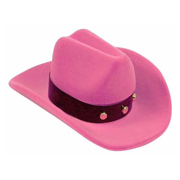 Pink Horseshoe Necklace in HatBox
