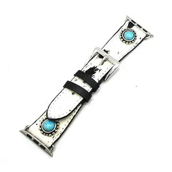 Western Cowhide Apple watch band