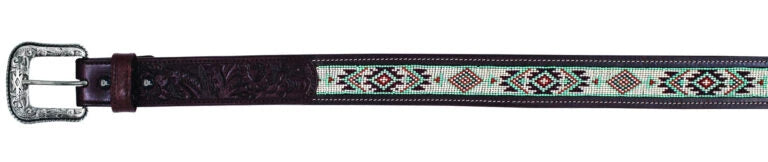 Womens Red Dirt beaded belt