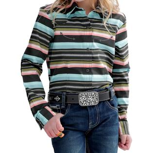 Girl's Blanket Stripe Long Sleeve
