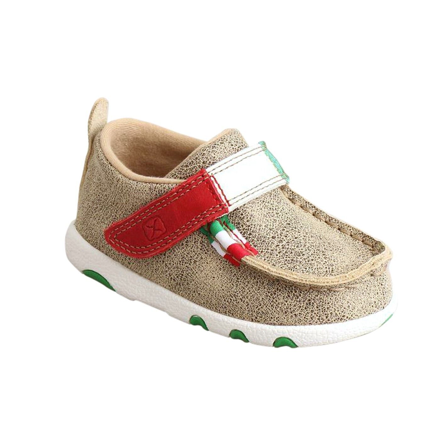 Infant Bomber- dusty tan & multi