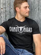 "Dirt Road Kind of Guy" tee- charcoal