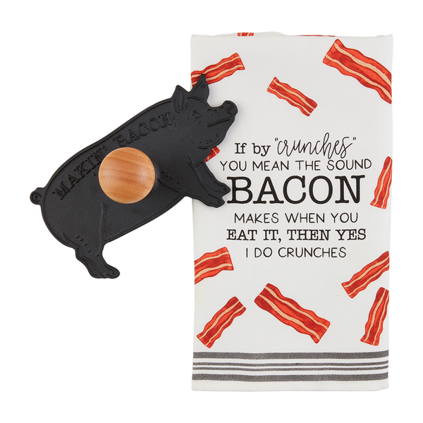 BACON PRESS & TOWEL