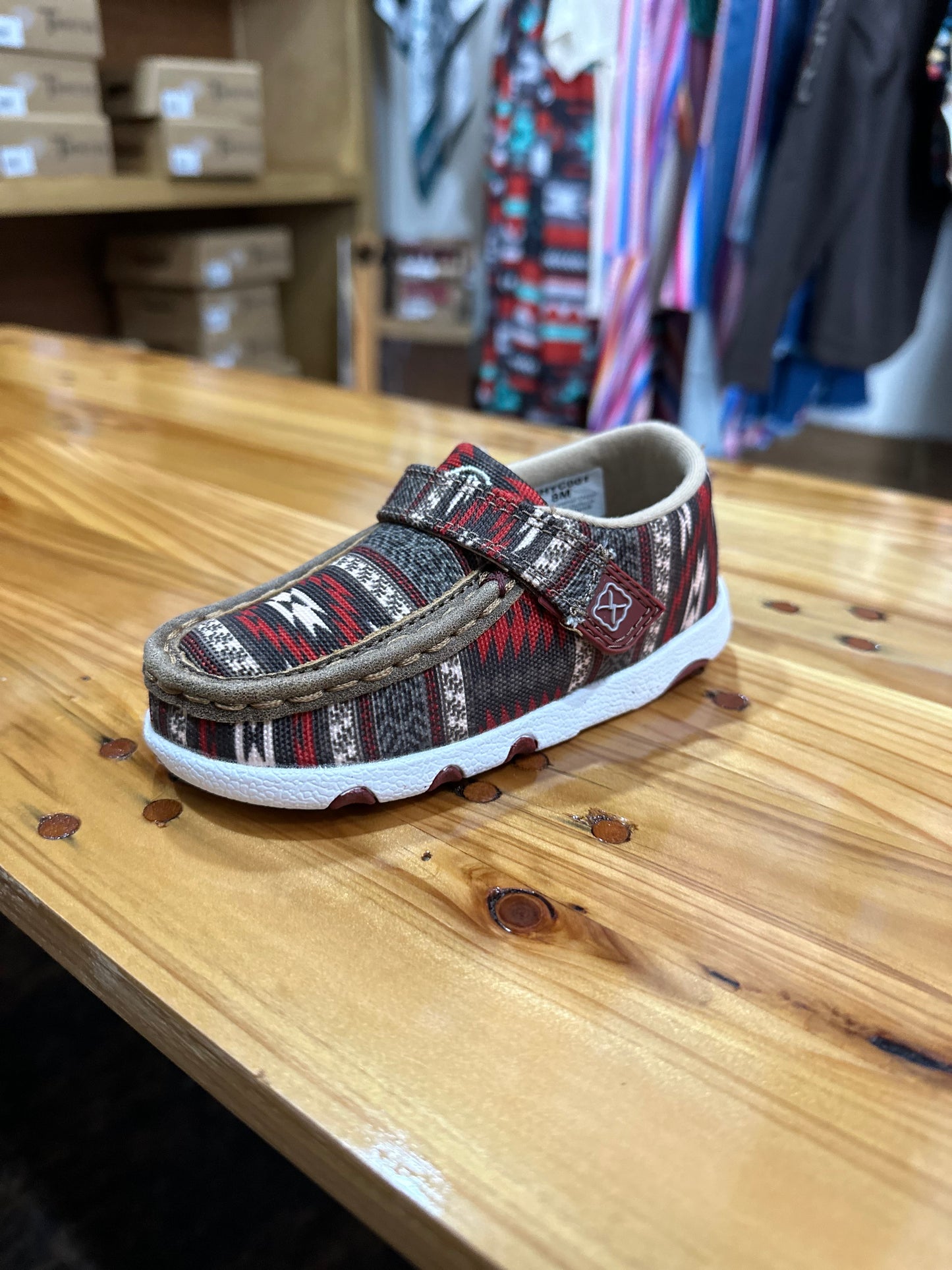 Infant Bomber- Red Aztec