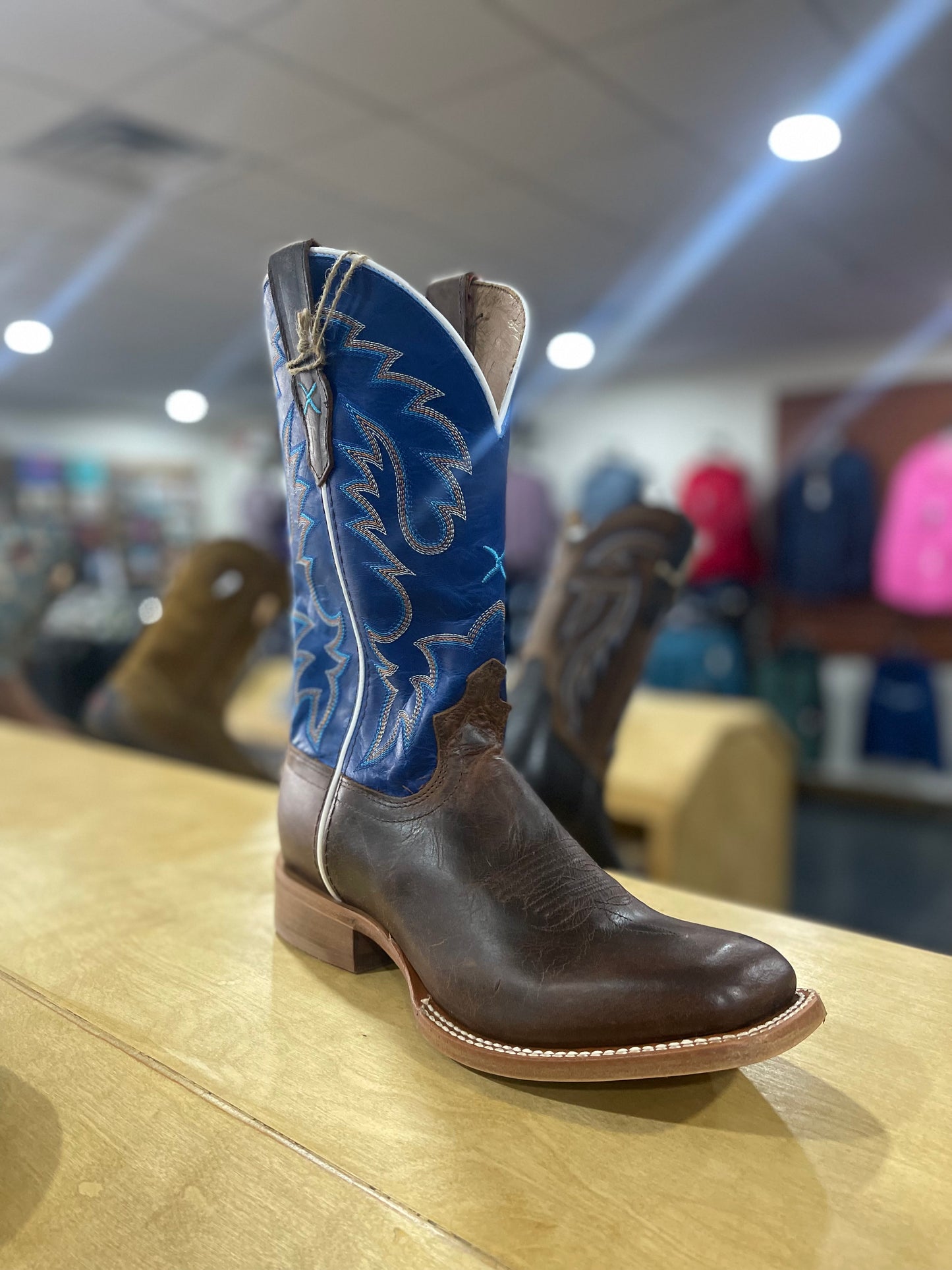 Twisted X Blue & Brown Rancher Boot