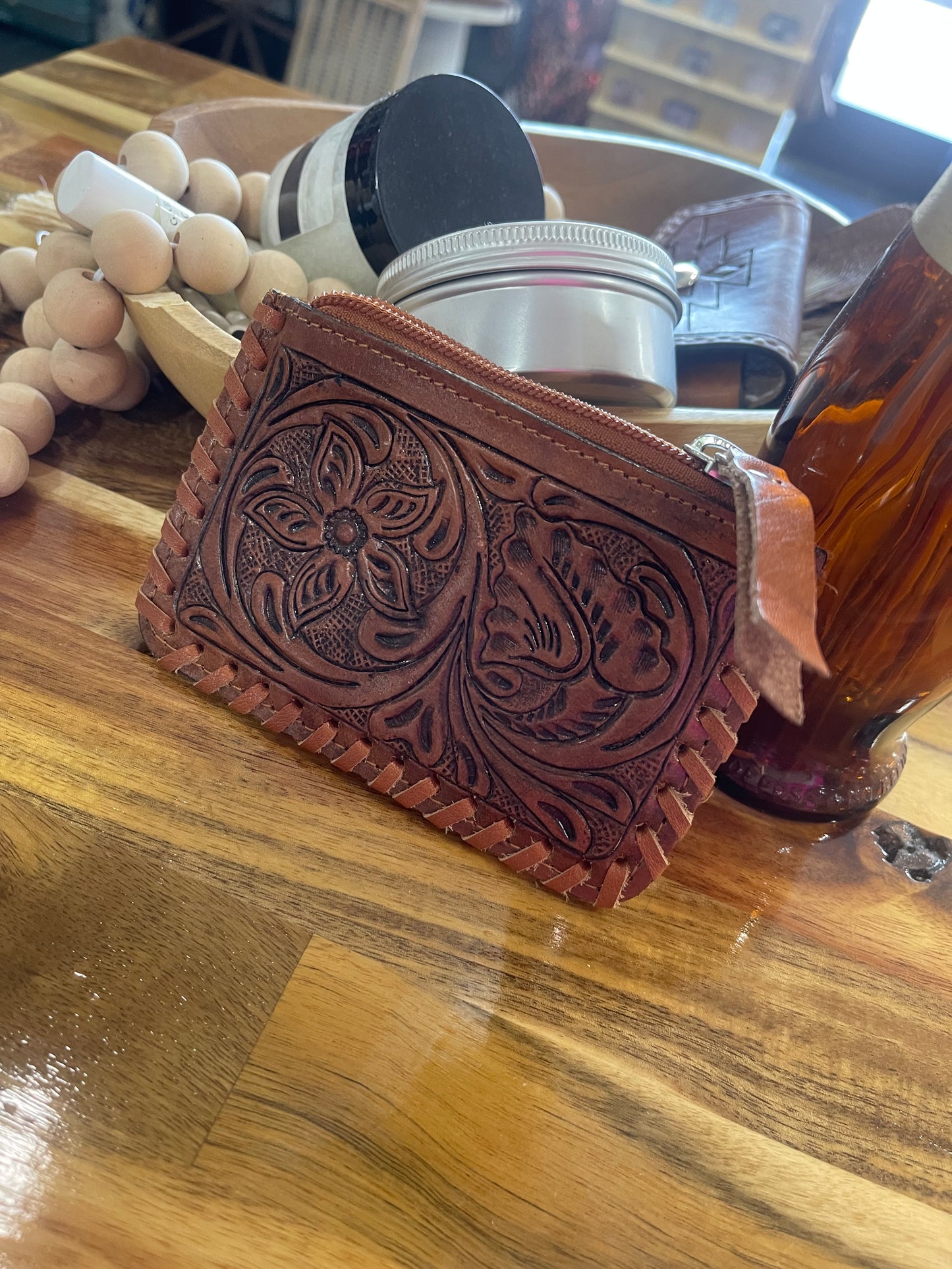 Cowhide ID Holder