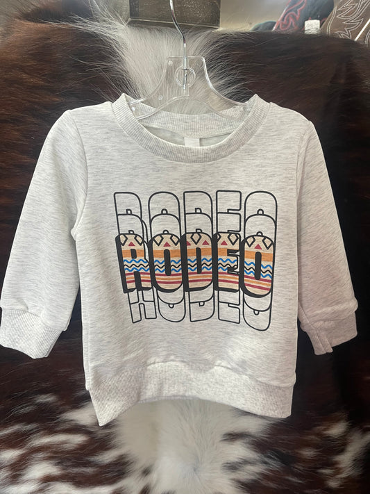 Rodeo toddler pullover