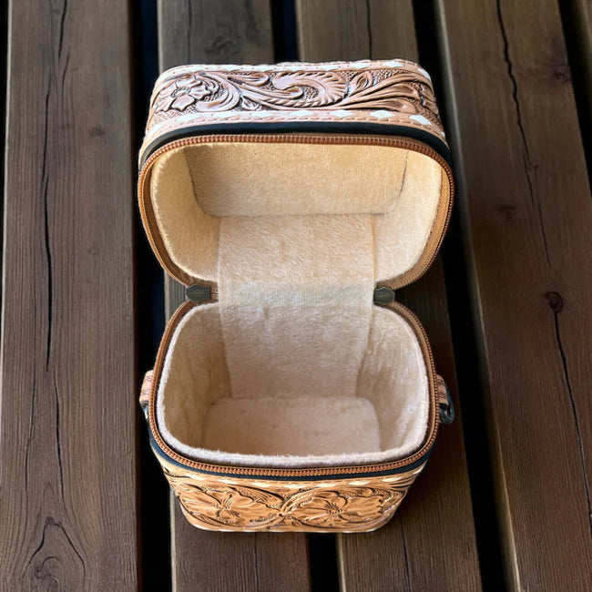 All Tooled Leather Crossbody