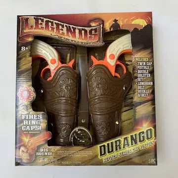 Kid's Toy Legend of the Wind West Durango Double Cap Gun & Holster