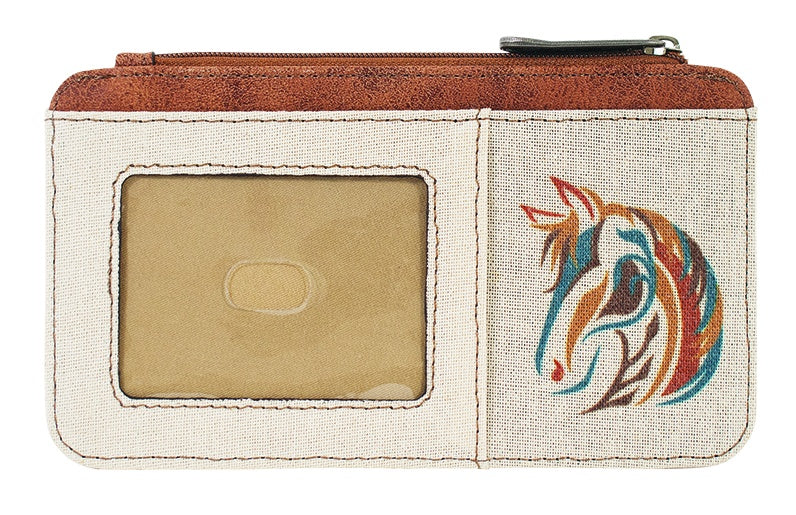 Card holder with horse head
