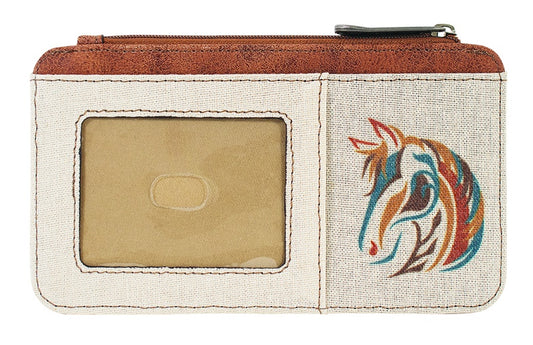 Card holder with horse head