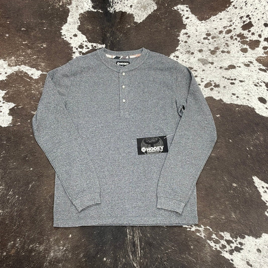 Men’s Henley-Asphalt Long Sleeve