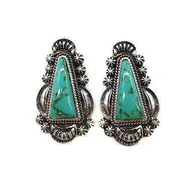Western Turquoise Earrings