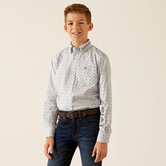 Boys Ariat Team kody long-sleeved shirt