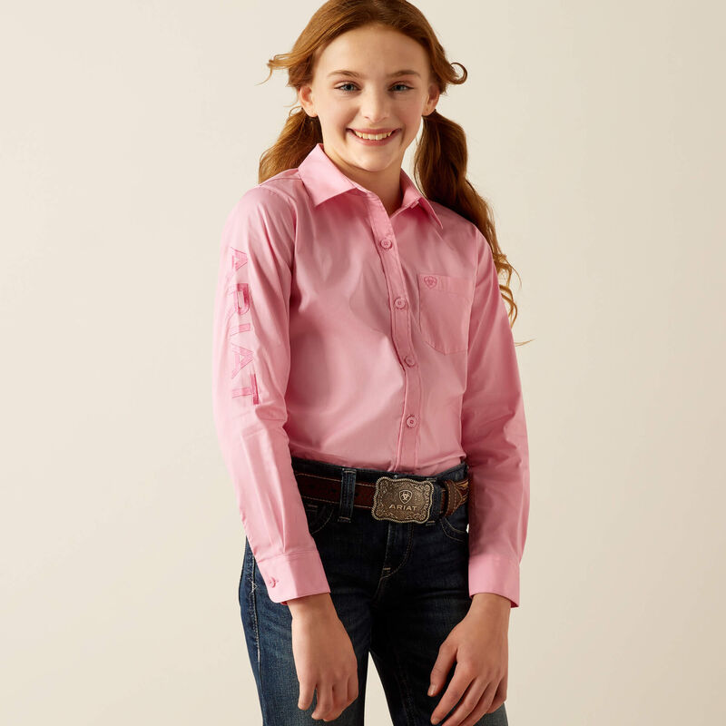 Girl's Ariat Pink Kirby Shirt