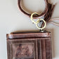 Cowhide bangle Card Holder