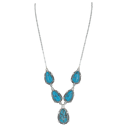 Turquoise tear drop necklace