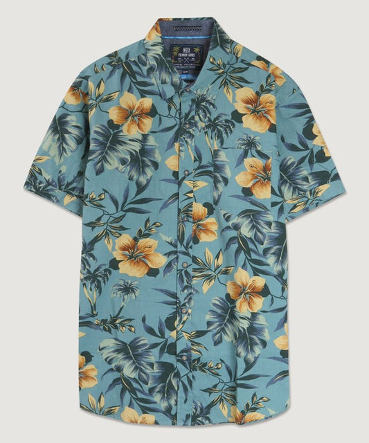 Glowing Tropical Short Sleeve