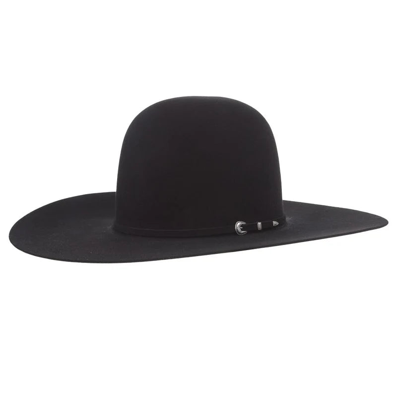 Rodeo King 6X Black Open Crown
