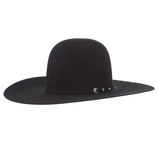 Rodeo King 6X Black Open Crown