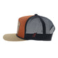 "Trip" Orange/Black w/Leather Patch