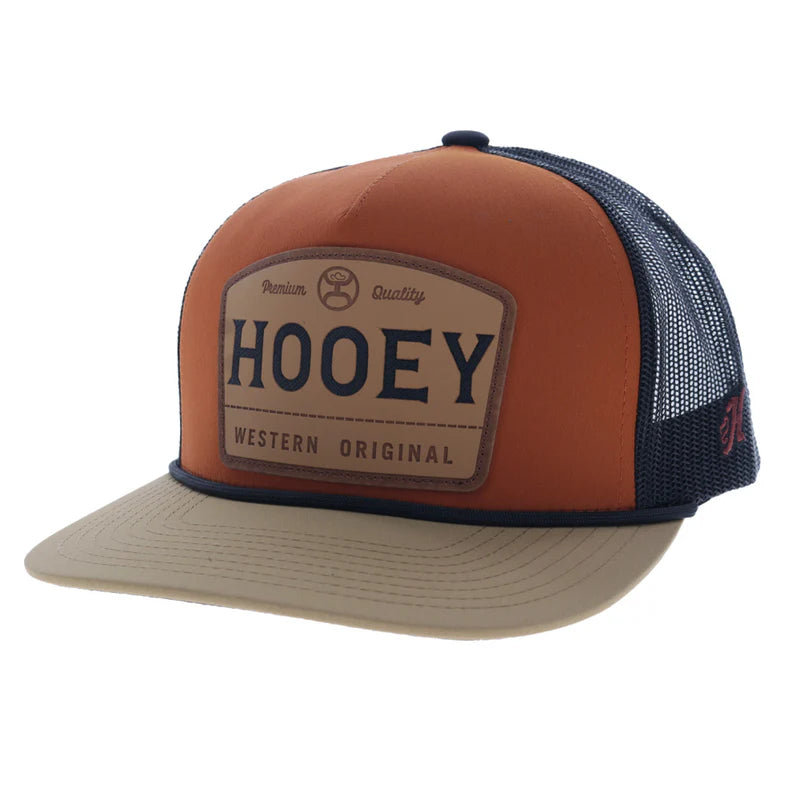 "Trip" Orange/Black w/Leather Patch