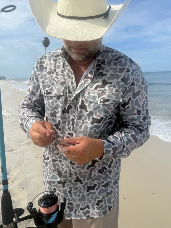 Reel Rodeo Camo Pearl Snap