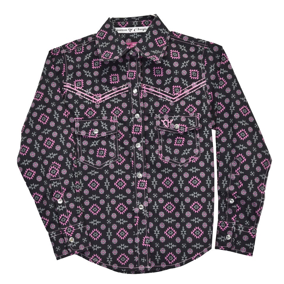 Cowgirl Hardware black/pink Aztec