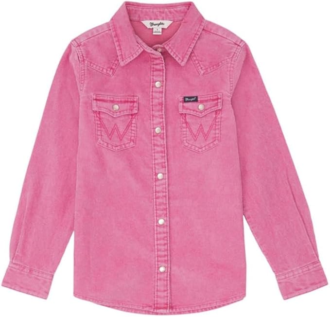 WRANGLER GIRL'S L/S SNAP