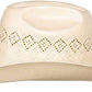 Rodeo King Diamond 4.25" Brim Open Crown Straw Hat