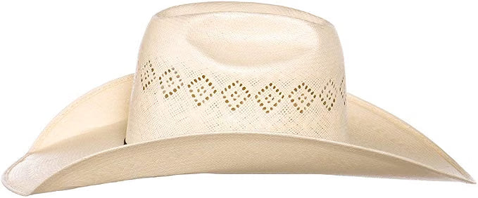 Rodeo King Diamond 4.25" Brim Open Crown Straw Hat