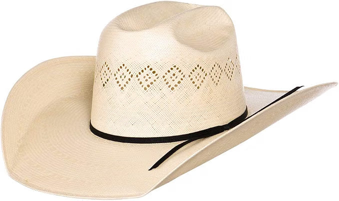 Rodeo King Diamond 4.25" Brim Open Crown Straw Hat
