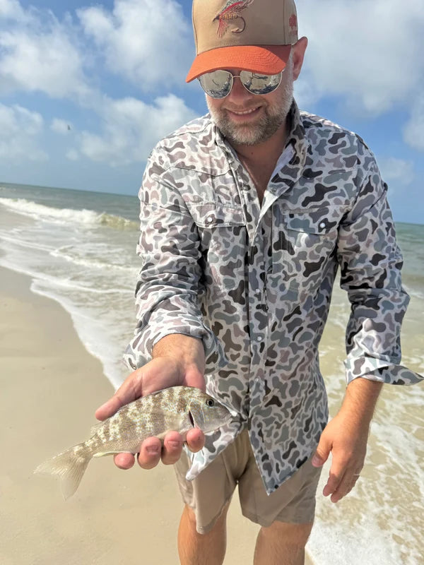 Reel Rodeo Camo Pearl Snap