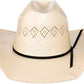 Rodeo King Diamond 4.25" Brim Open Crown Straw Hat