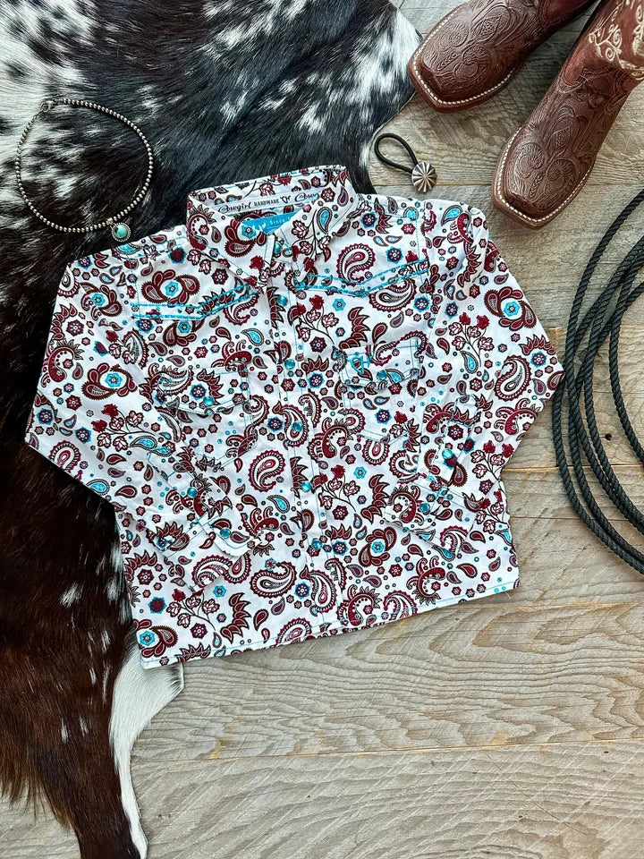Cowgirl hardware mosiac paisley