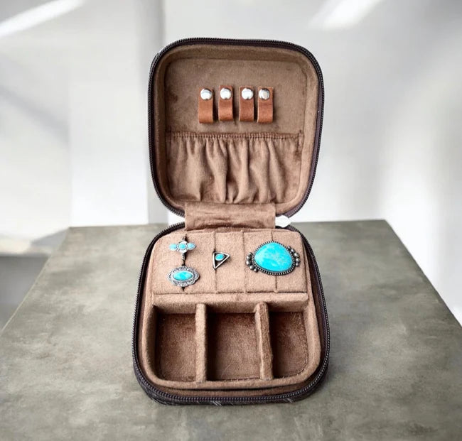 Cowhide & Tool jewelry boxes