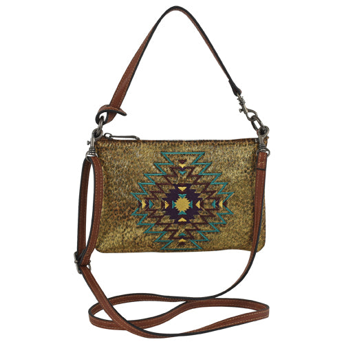 JUSTIN LADIES MINI SHOULDER BRN