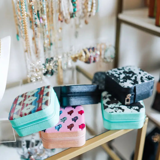 Western Travel Jewelry Case