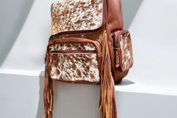 Tooled & Cowhide Backpack