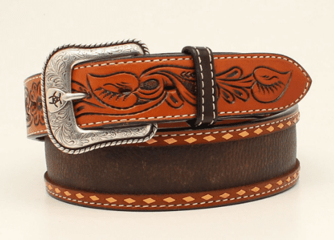 Textured Buck Stitch Belt