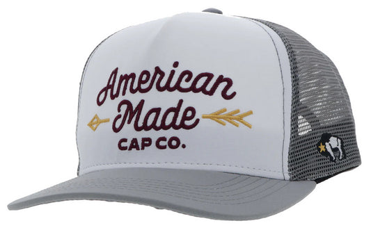 "American Made" cap- white