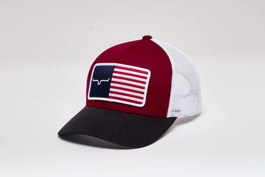 "American" cap- burgundy