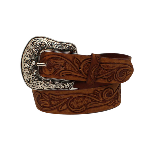 Filigree Embossed Belt