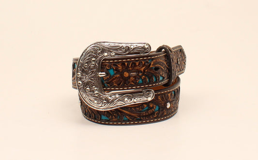 Girl's Floral Overlay Belt