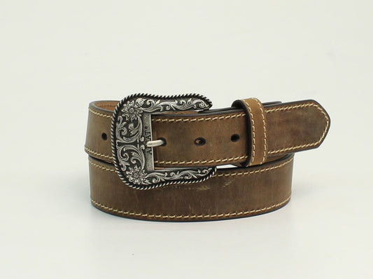 Brown Heavy Stitched Belt