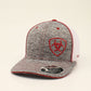 "Offset Shield" cap- heather gray