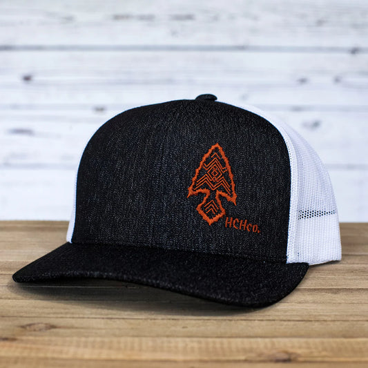 Arrowhead- Heather Black/White